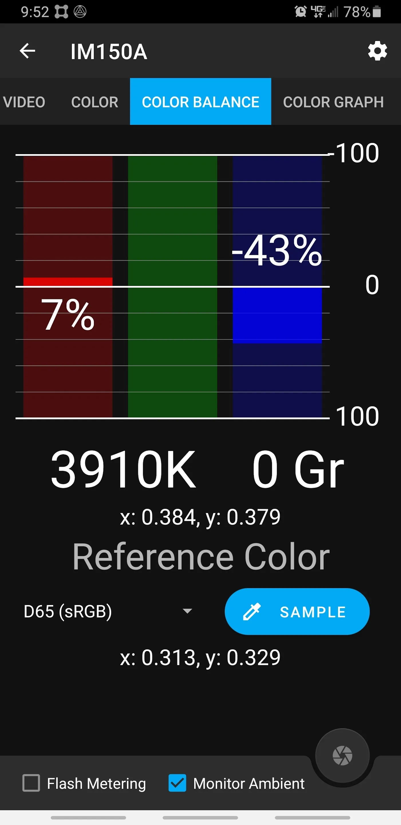 Illuminati Light Meter | Indus Appstore | Screenshot