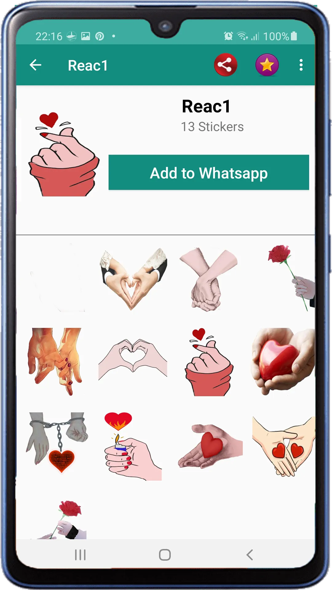 Love Stickers For Whatsapp | Indus Appstore | Screenshot