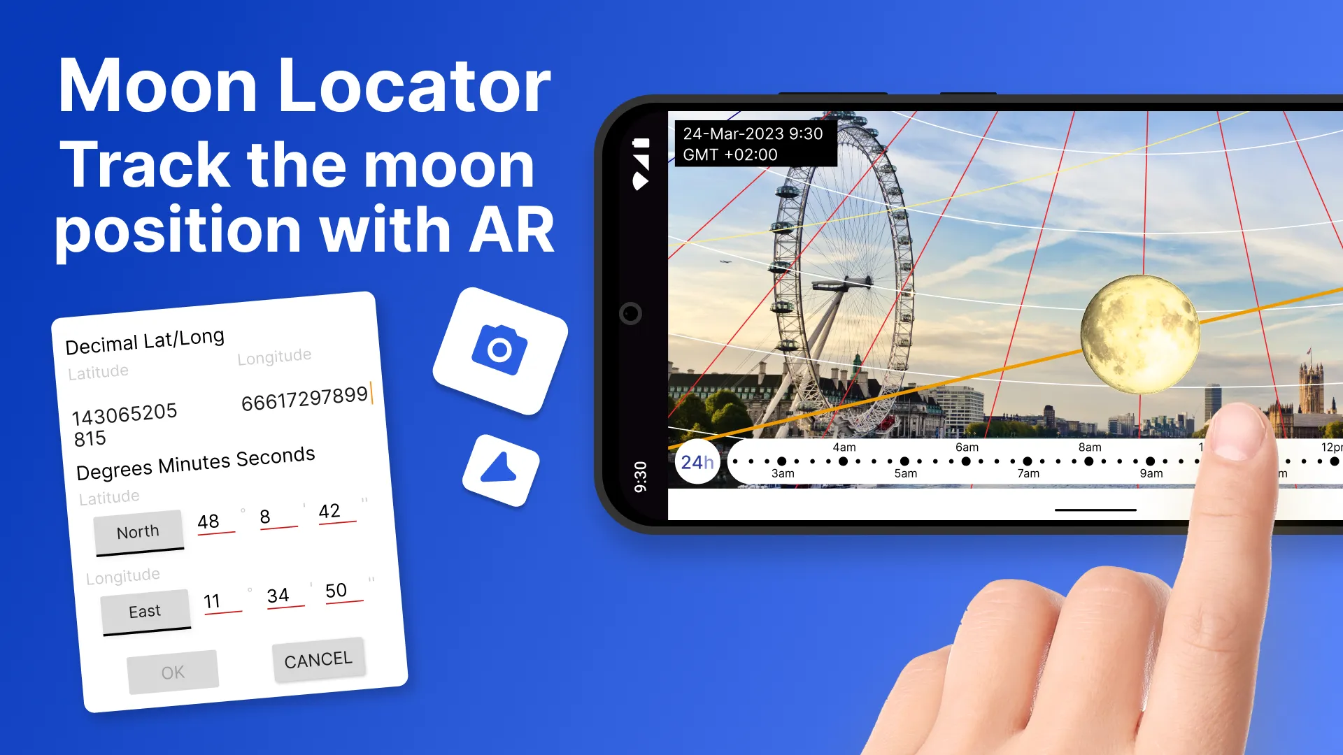 Moon Locator - Lunar Calendar | Indus Appstore | Screenshot
