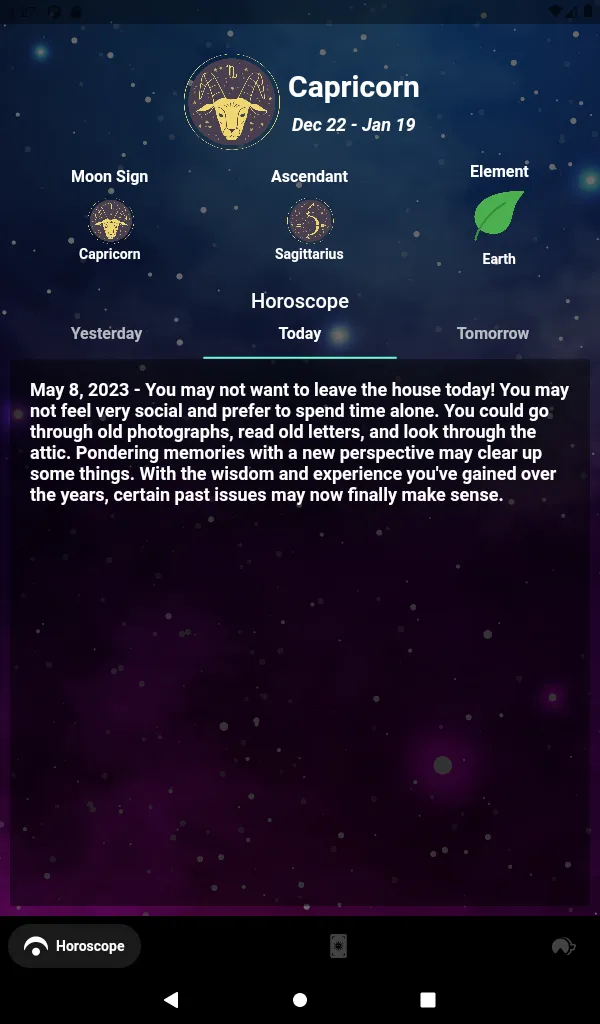 Astroga - Horoscope & Tarot | Indus Appstore | Screenshot