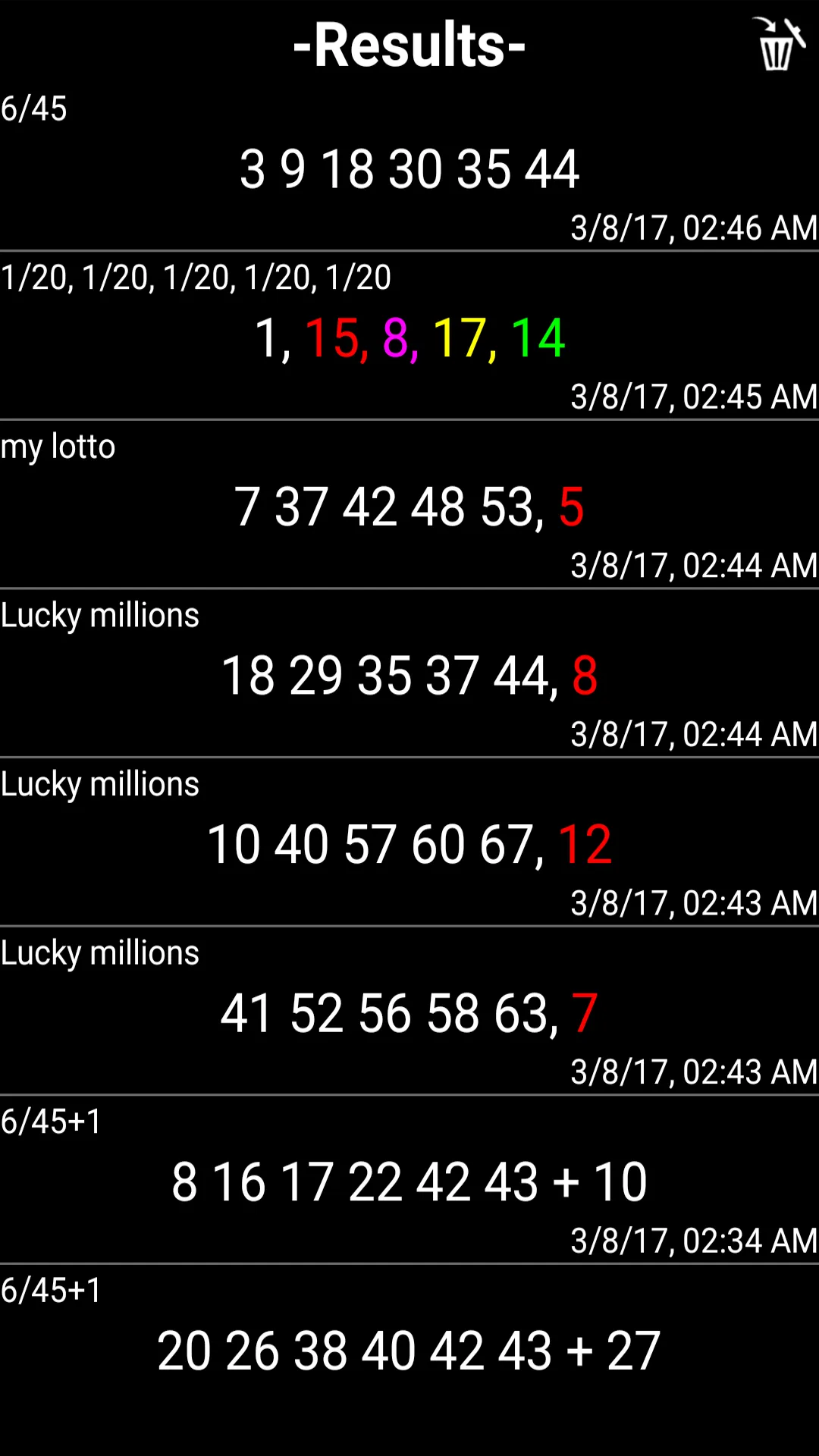 Lotto Draw Machine | Indus Appstore | Screenshot