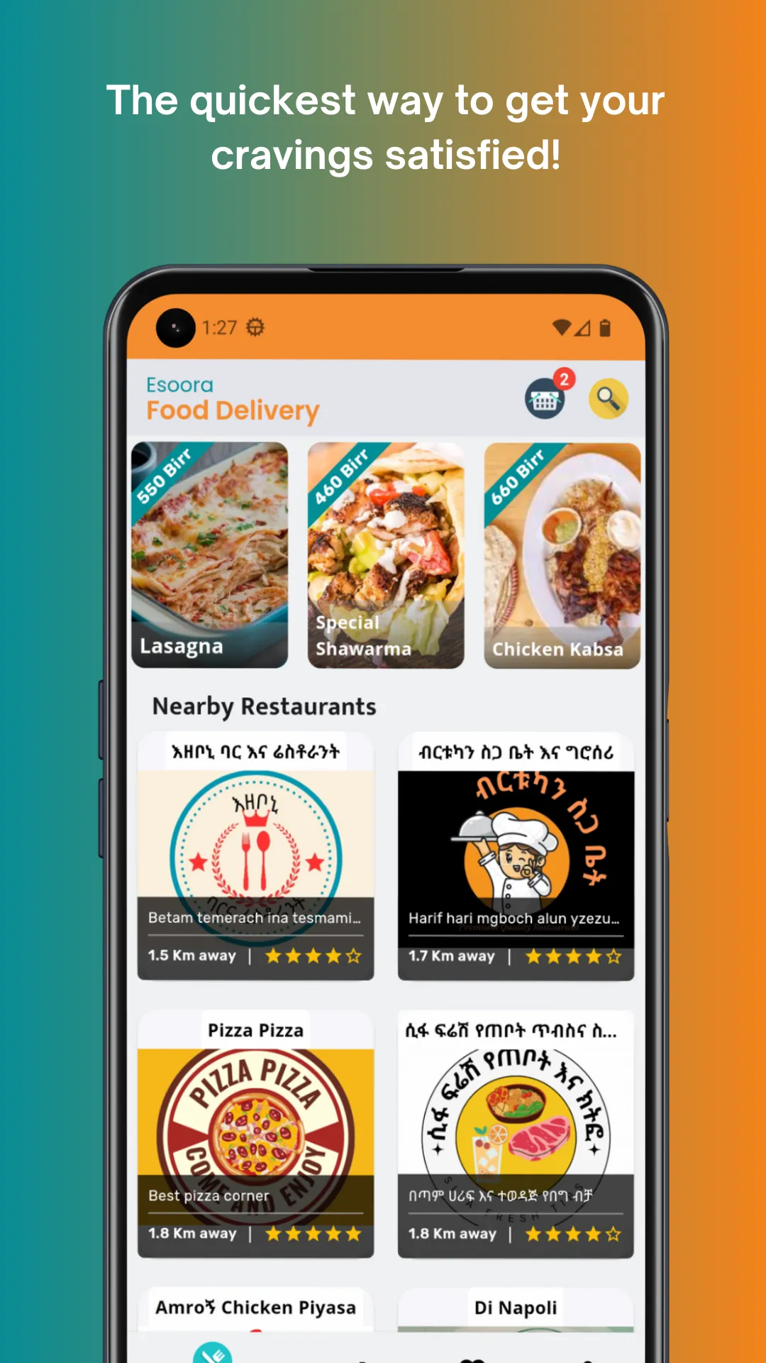 Esoora Food Delivery | Indus Appstore | Screenshot