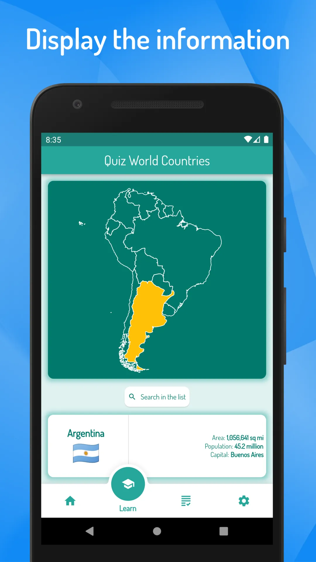 Quiz World Countries & Cities | Indus Appstore | Screenshot