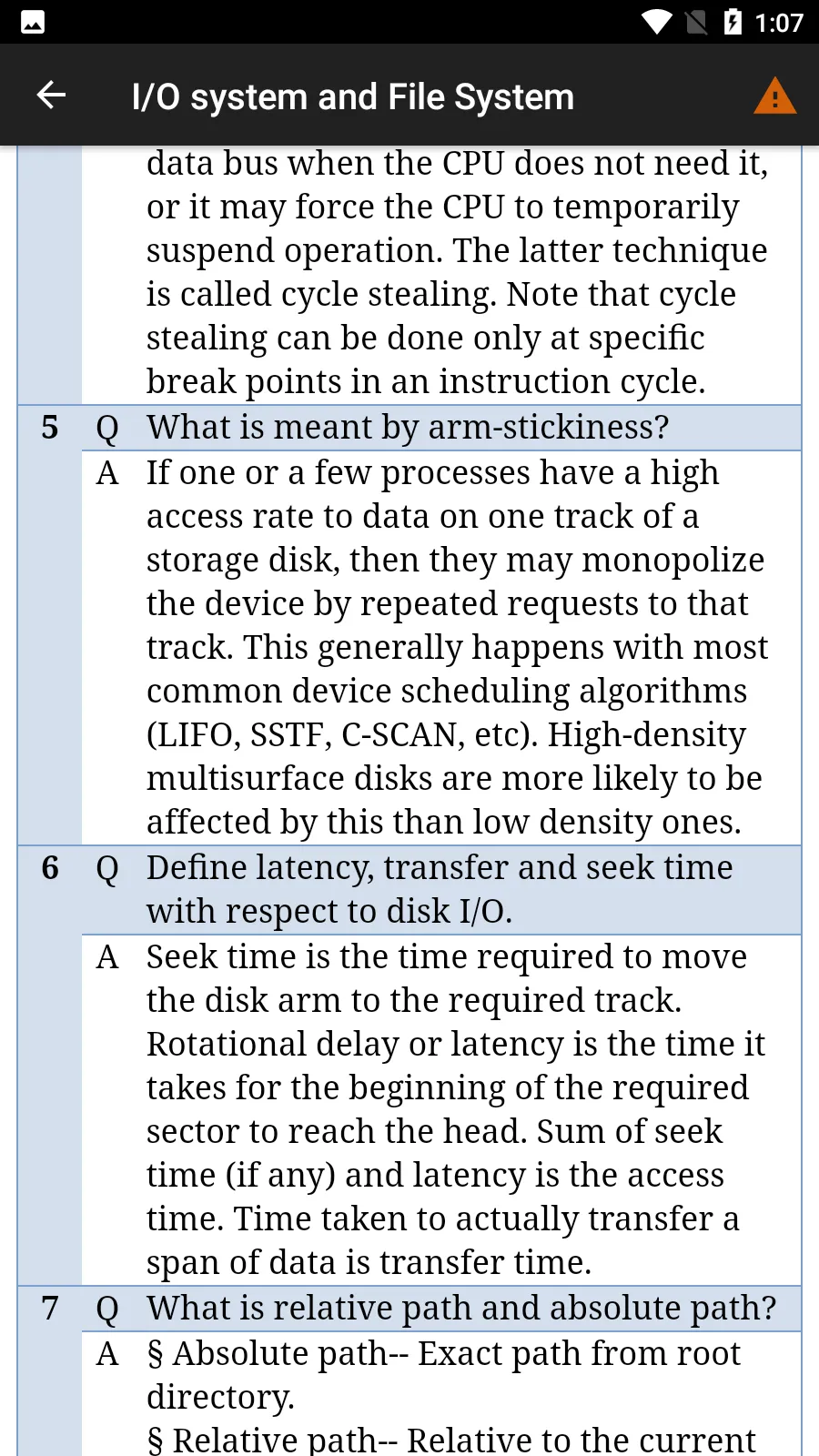 Operating System MCQ and More | Indus Appstore | Screenshot