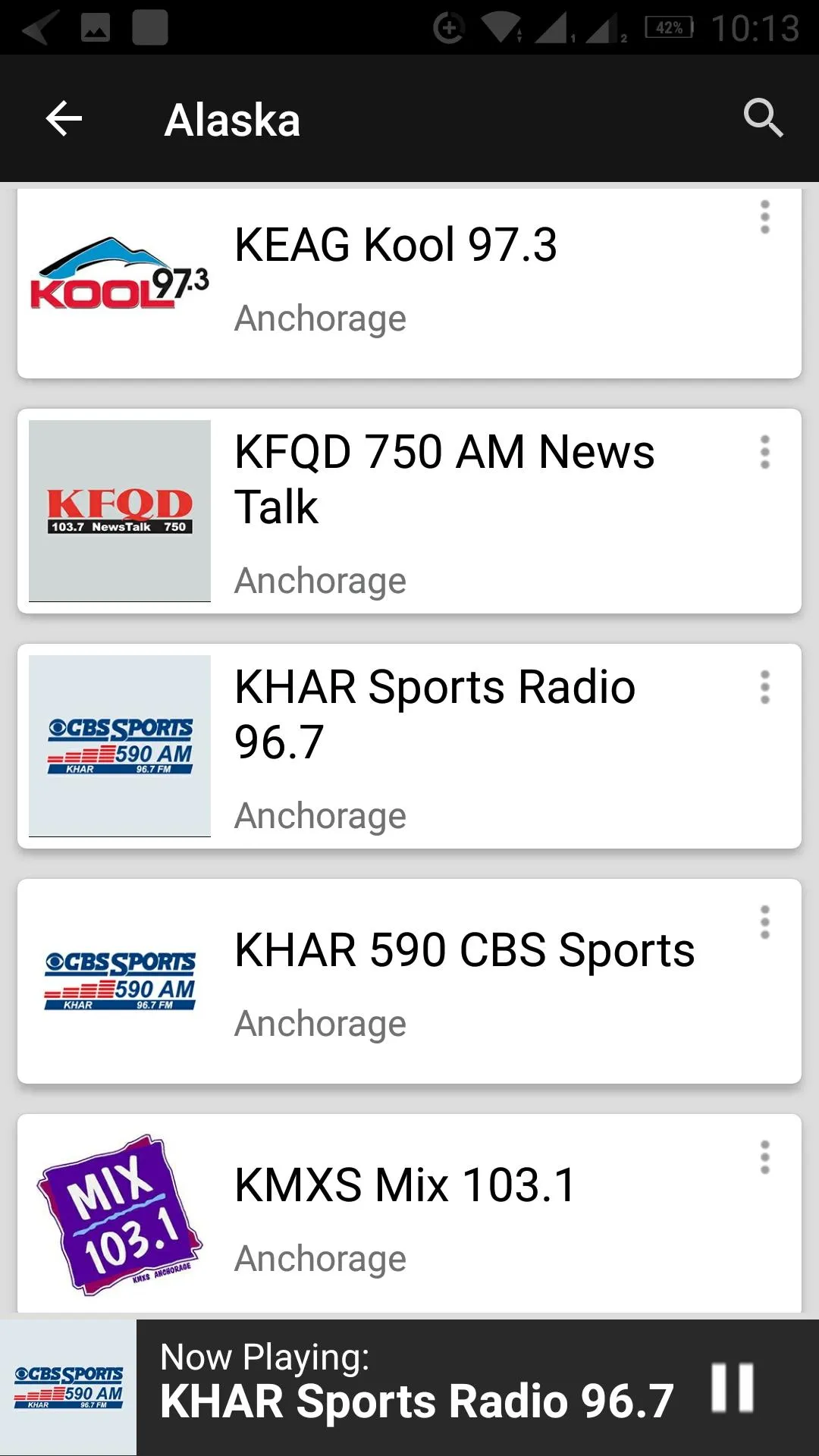 Alaska Radio Stations - USA | Indus Appstore | Screenshot