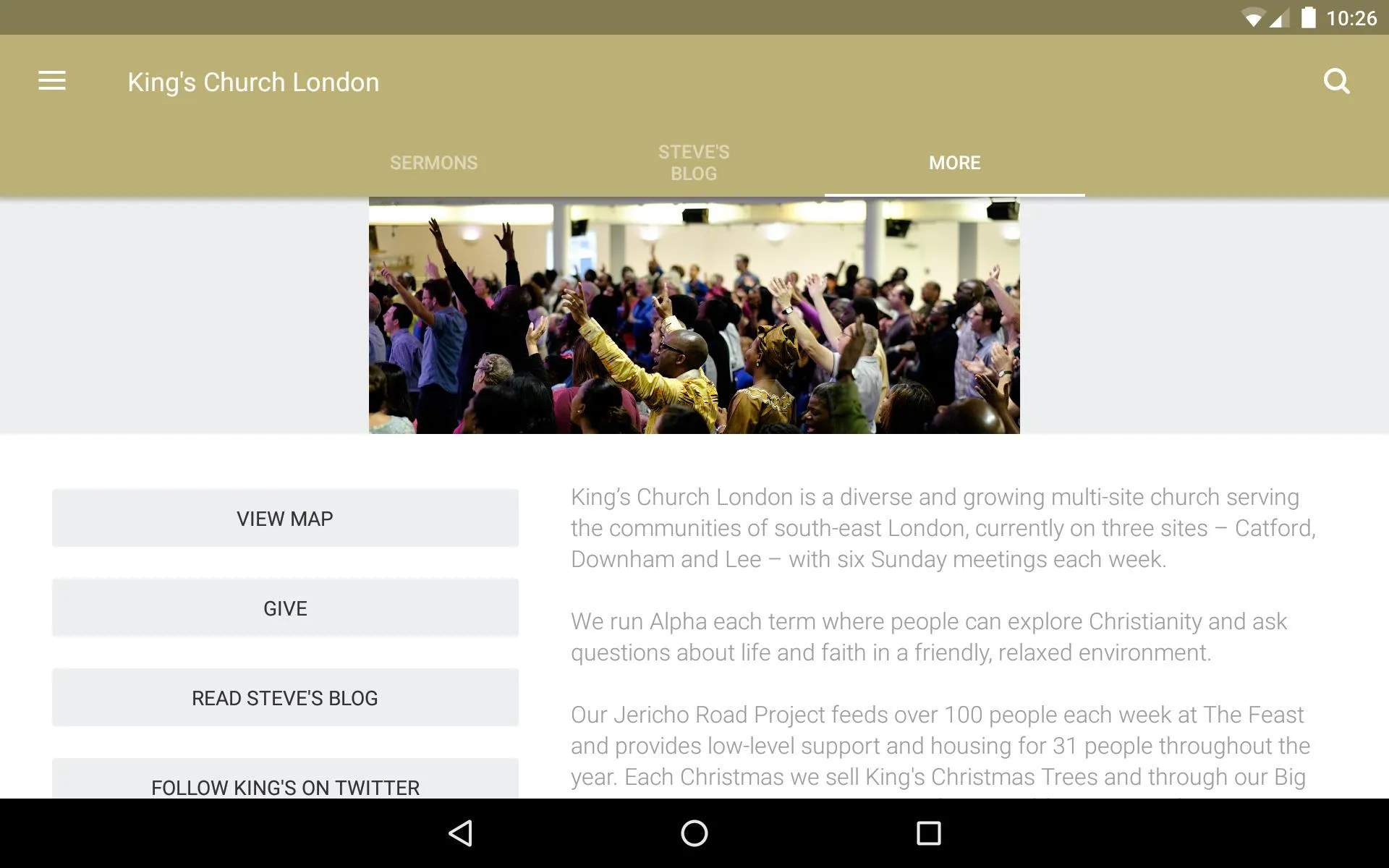 King's Church London | Indus Appstore | Screenshot