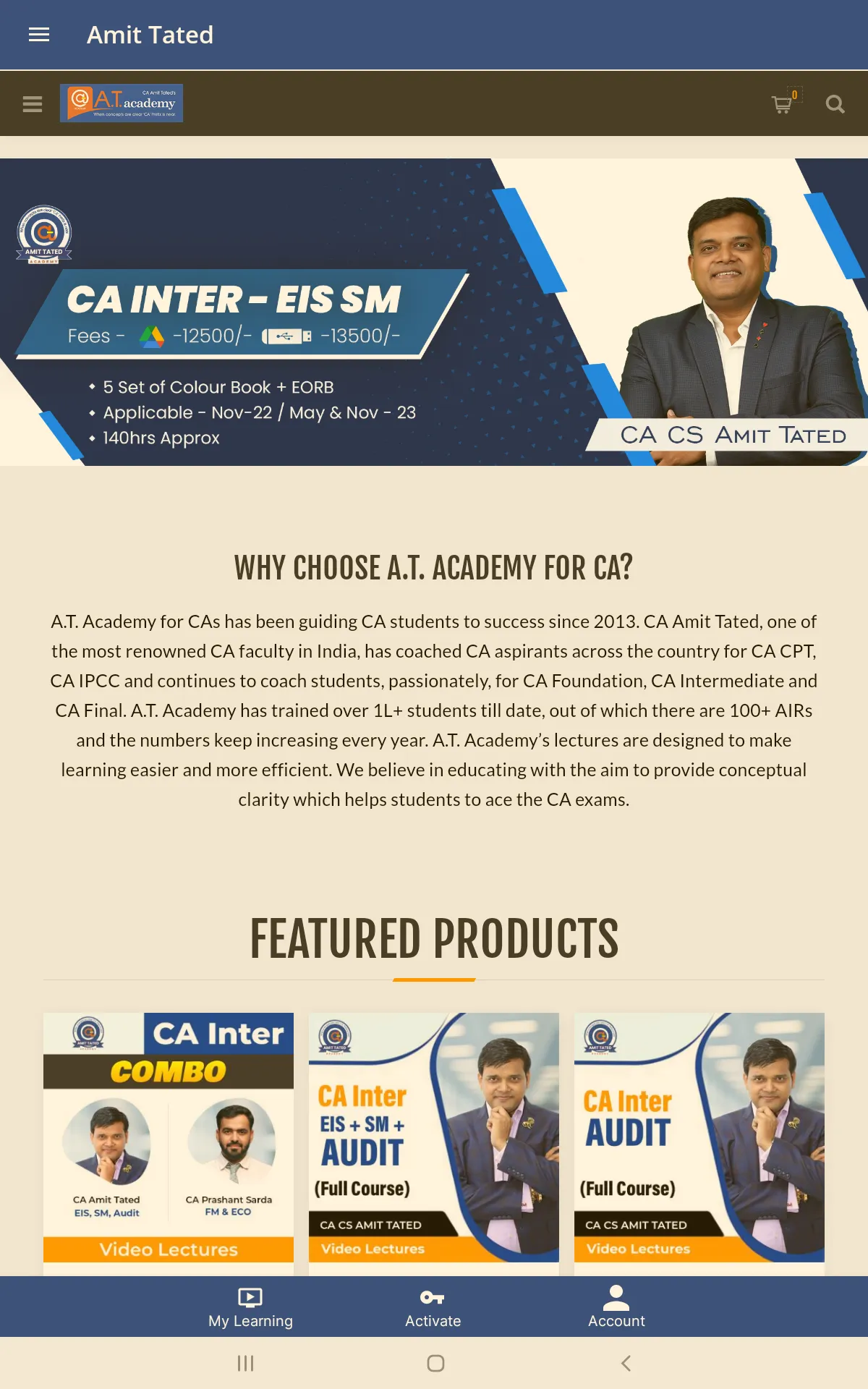 CA CS Amit Tated | Indus Appstore | Screenshot