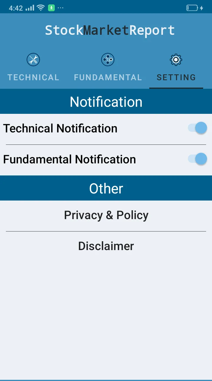 Stock Market Report | Indus Appstore | Screenshot