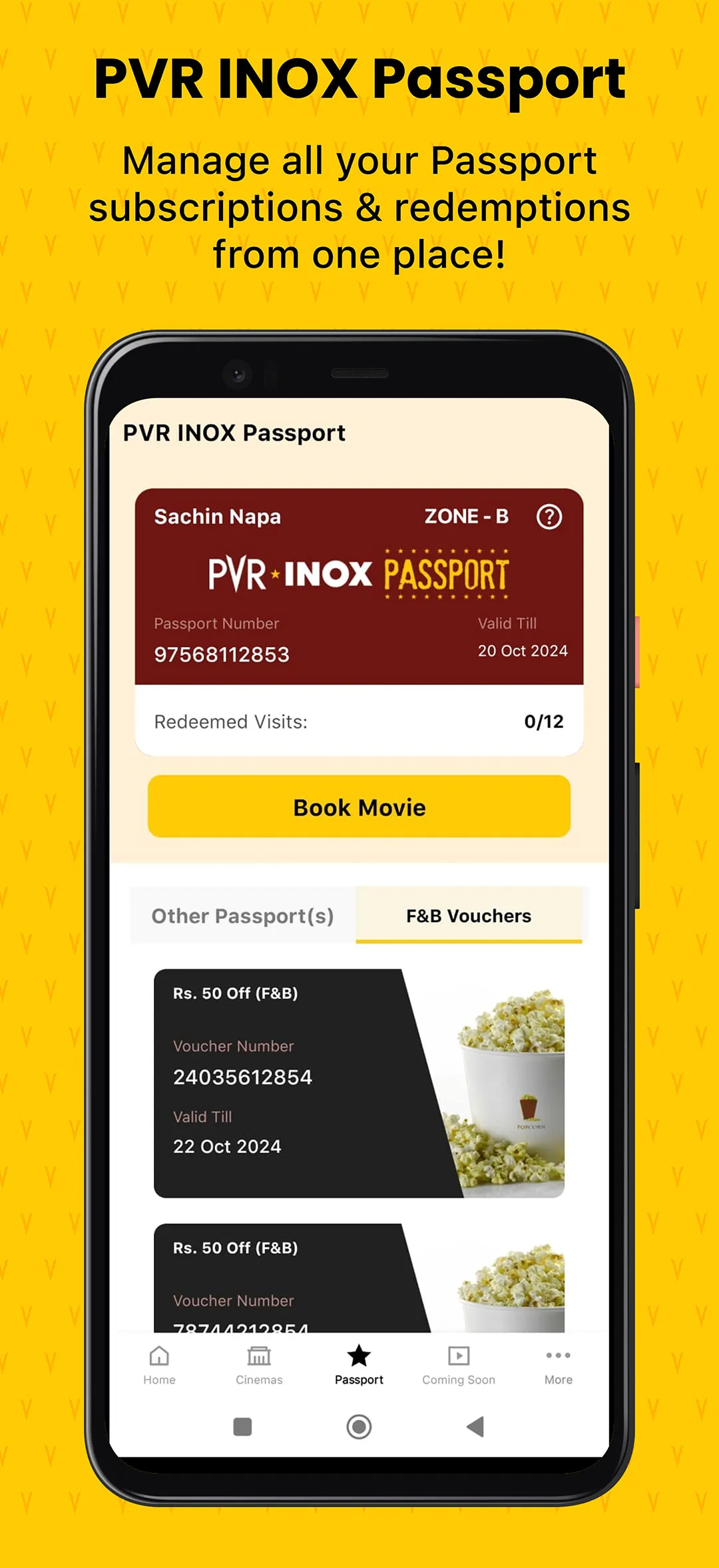 PVR Cinemas - Movie Tickets | Indus Appstore | Screenshot