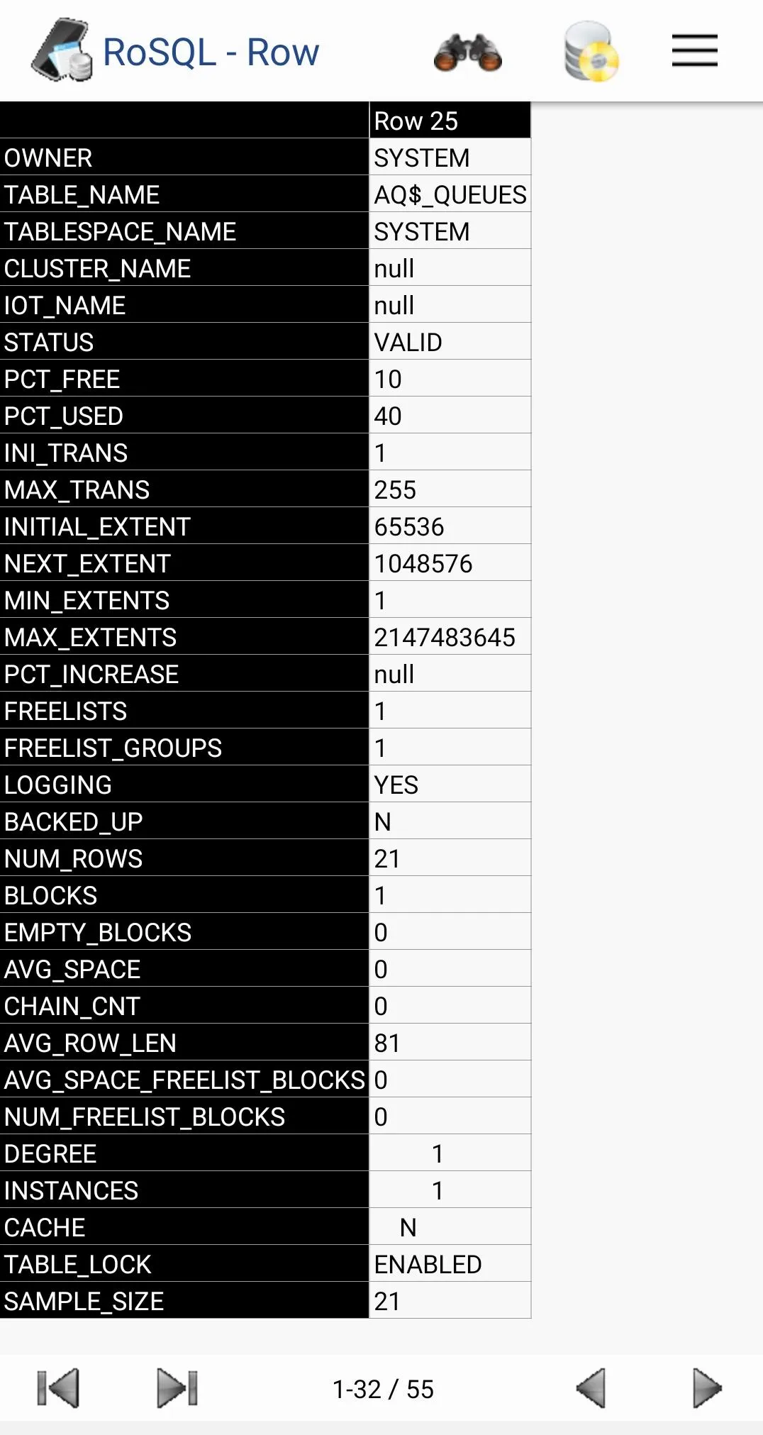 RoSQL -  SQL Client | Indus Appstore | Screenshot