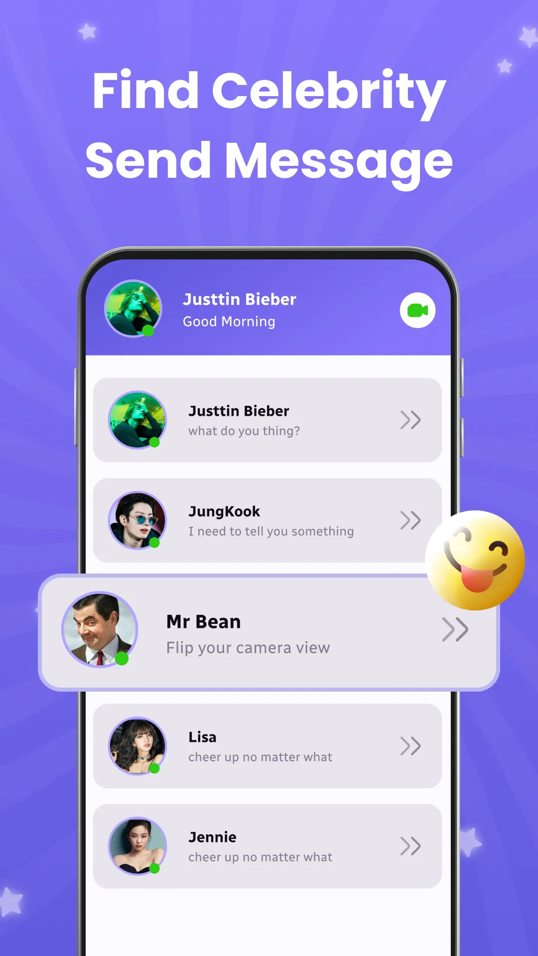 Idol Prank Video, Call & Chat | Indus Appstore | Screenshot