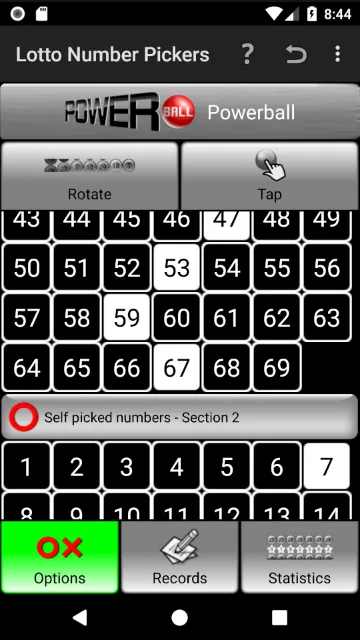 Lotto Player USA | Indus Appstore | Screenshot