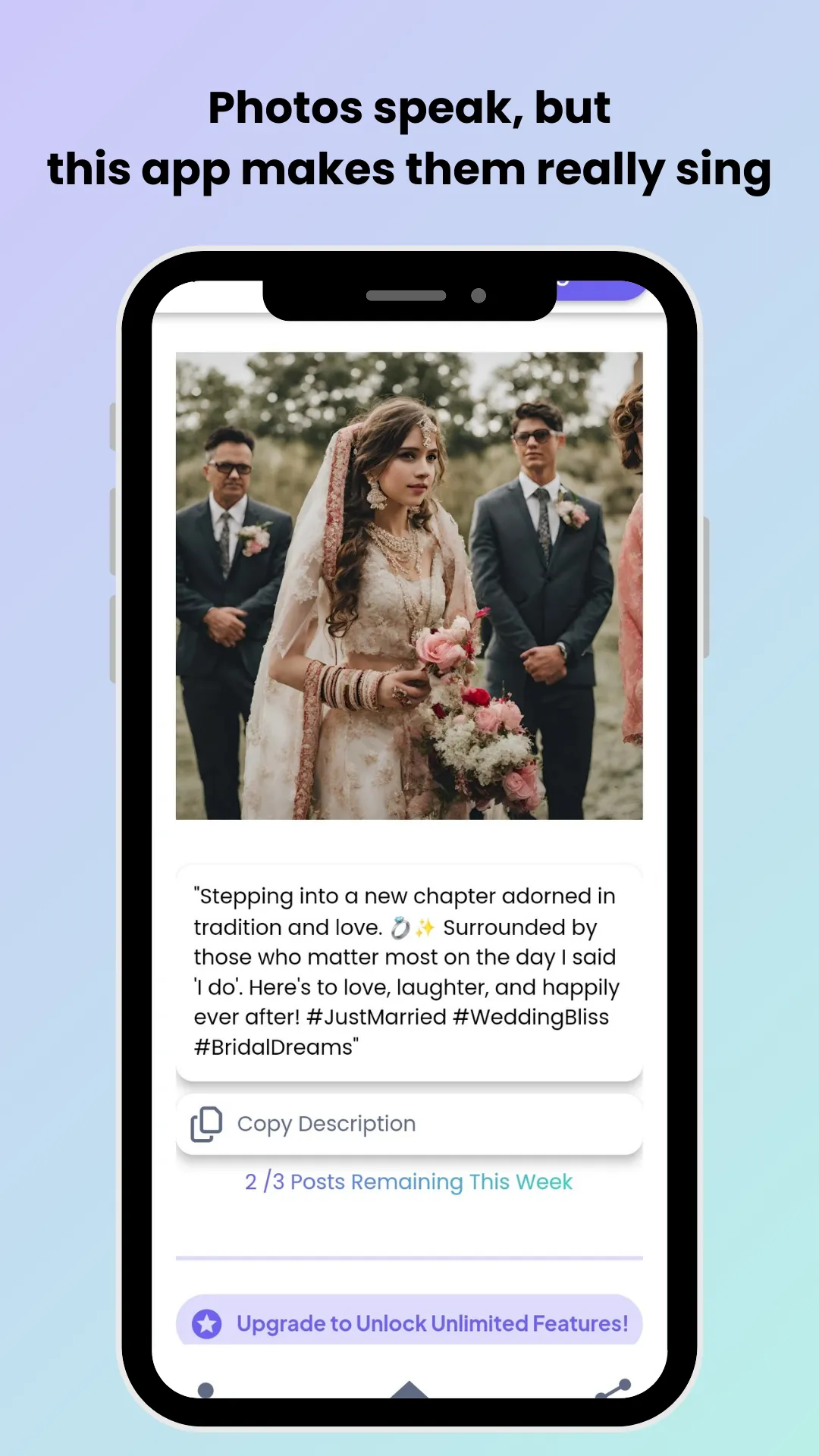 Viral My Post:AI Auto Captions | Indus Appstore | Screenshot