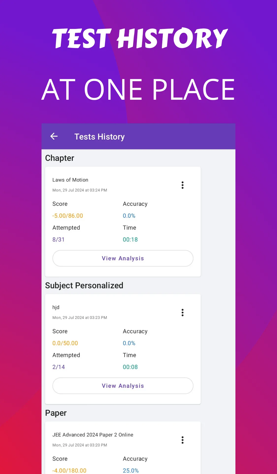 ExamGOAL: JEE Adv Questions | Indus Appstore | Screenshot