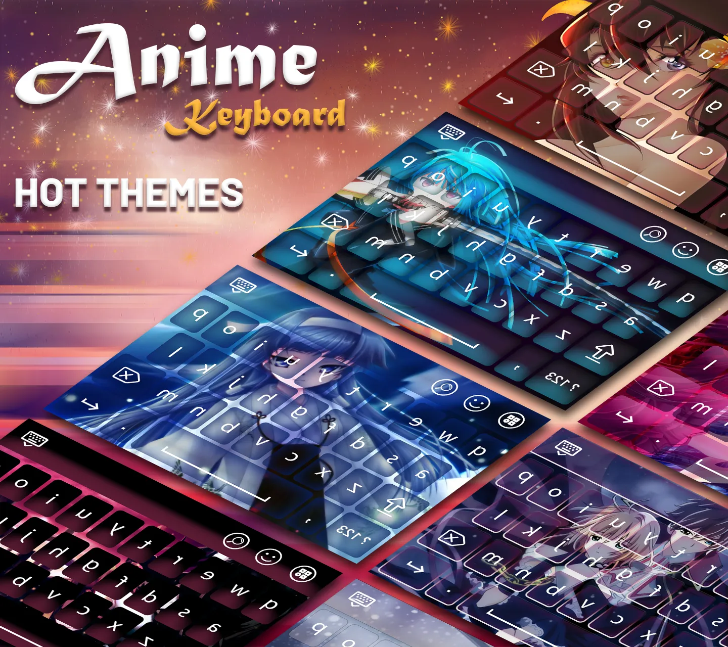 Anime Keyboard - Theme,Sticker | Indus Appstore | Screenshot