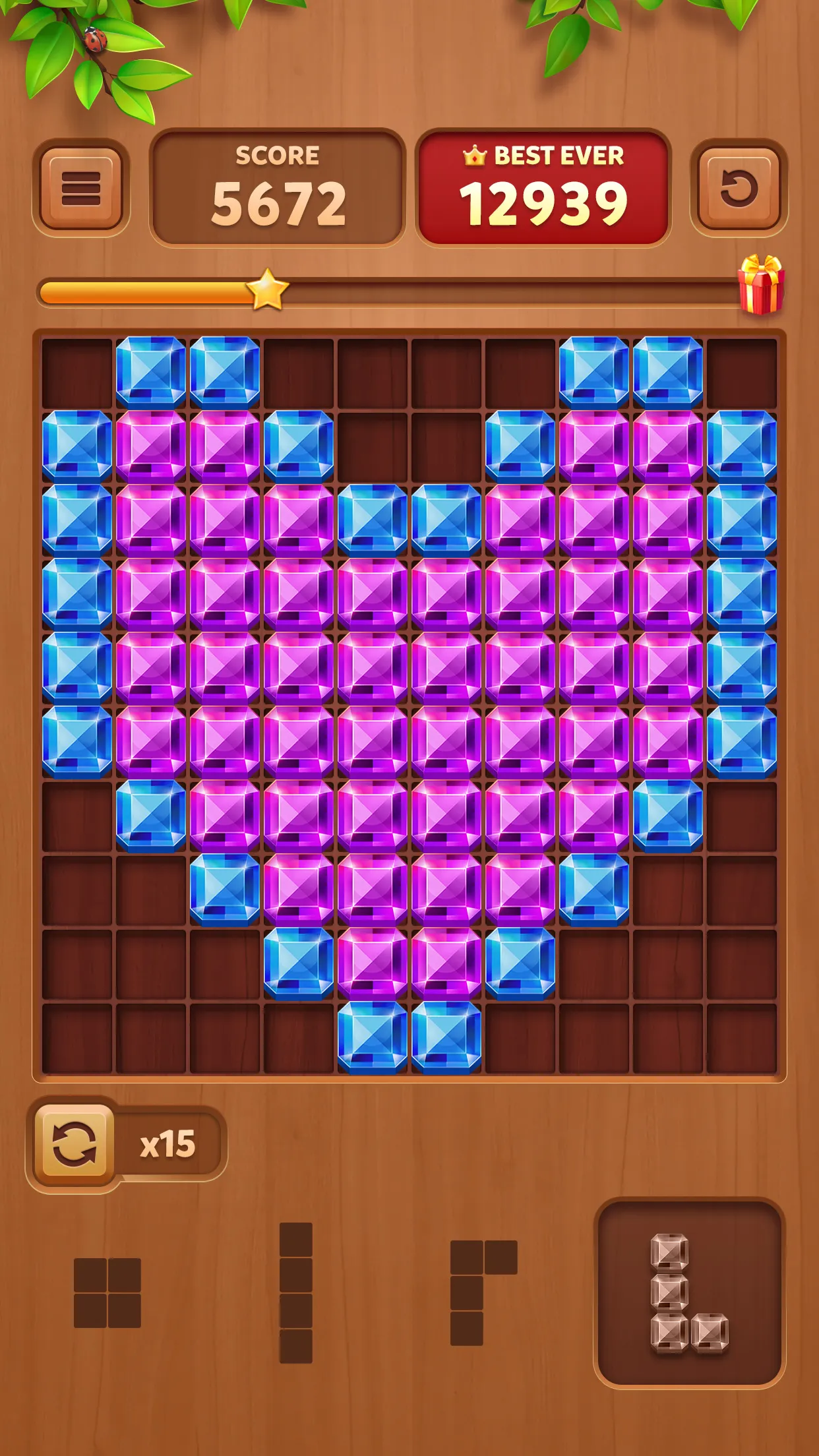 Cube Block - Woody Puzzle Game | Indus Appstore | Screenshot