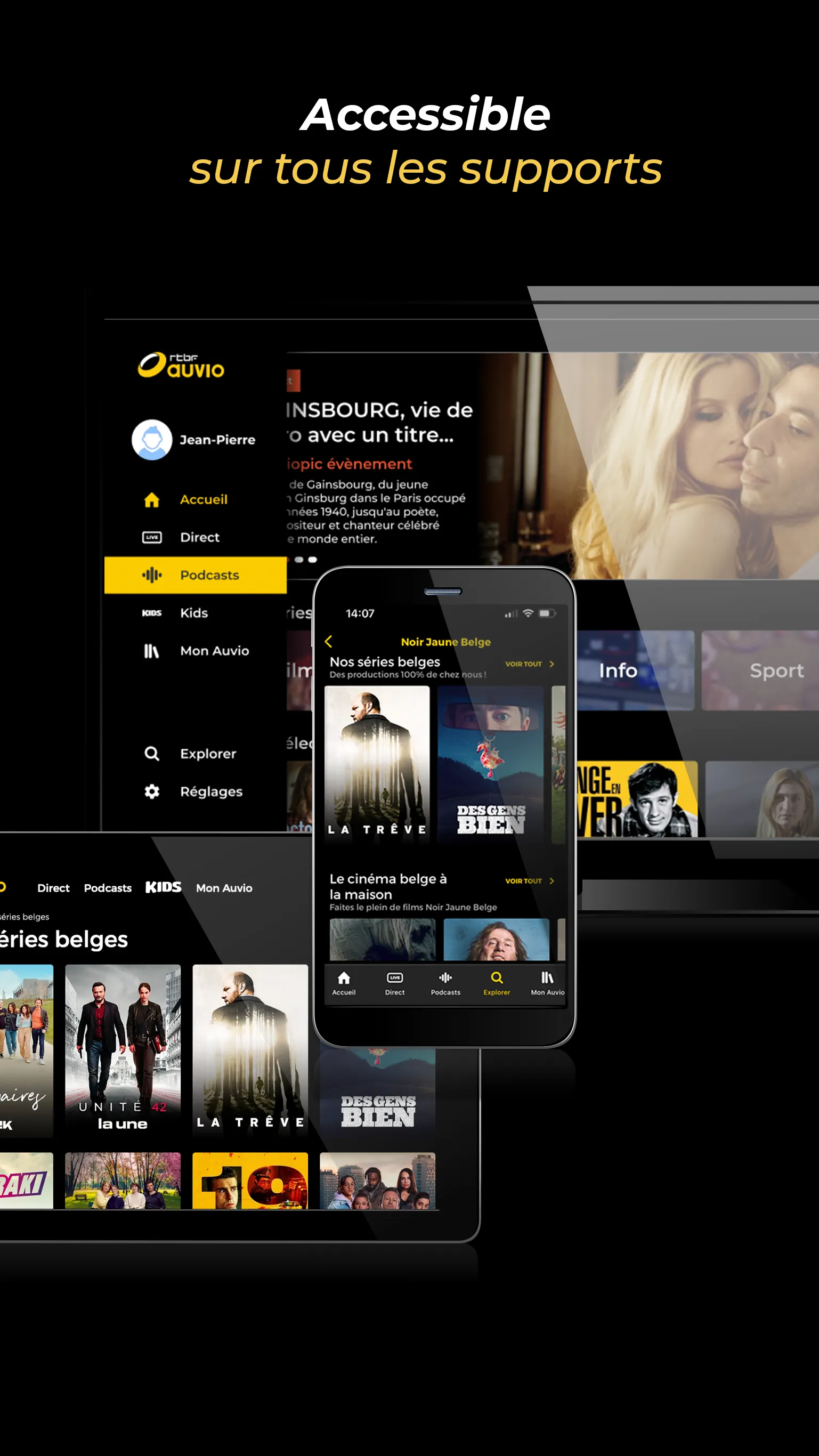 RTBF Auvio : direct et replay | Indus Appstore | Screenshot