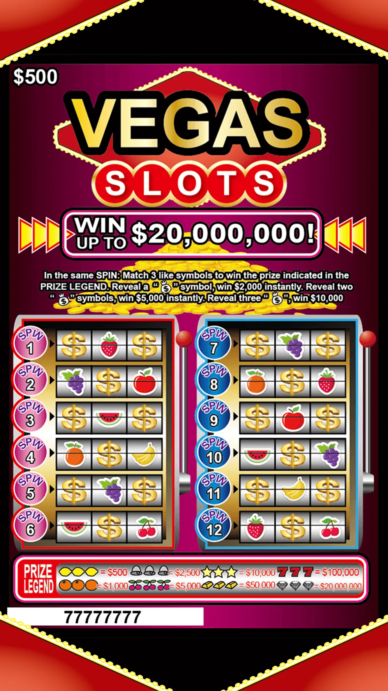 Scratch Off Lottery Scratchers | Indus Appstore | Screenshot