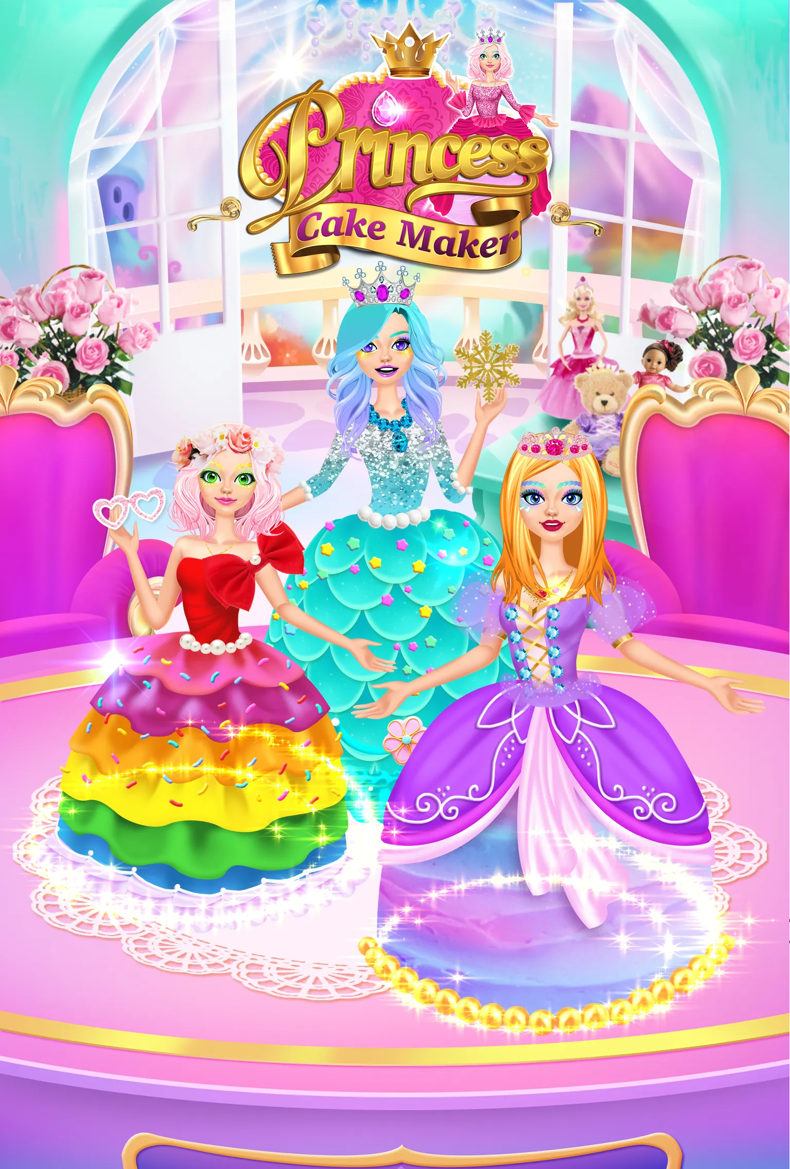 Rainbow Princess Cake Maker | Indus Appstore | Screenshot