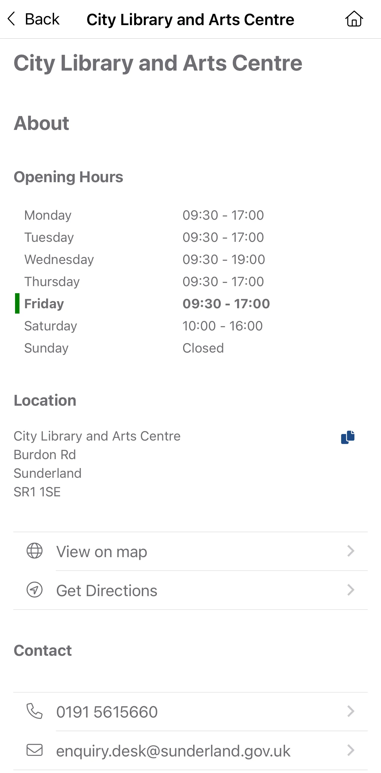 Sunderland Libraries | Indus Appstore | Screenshot