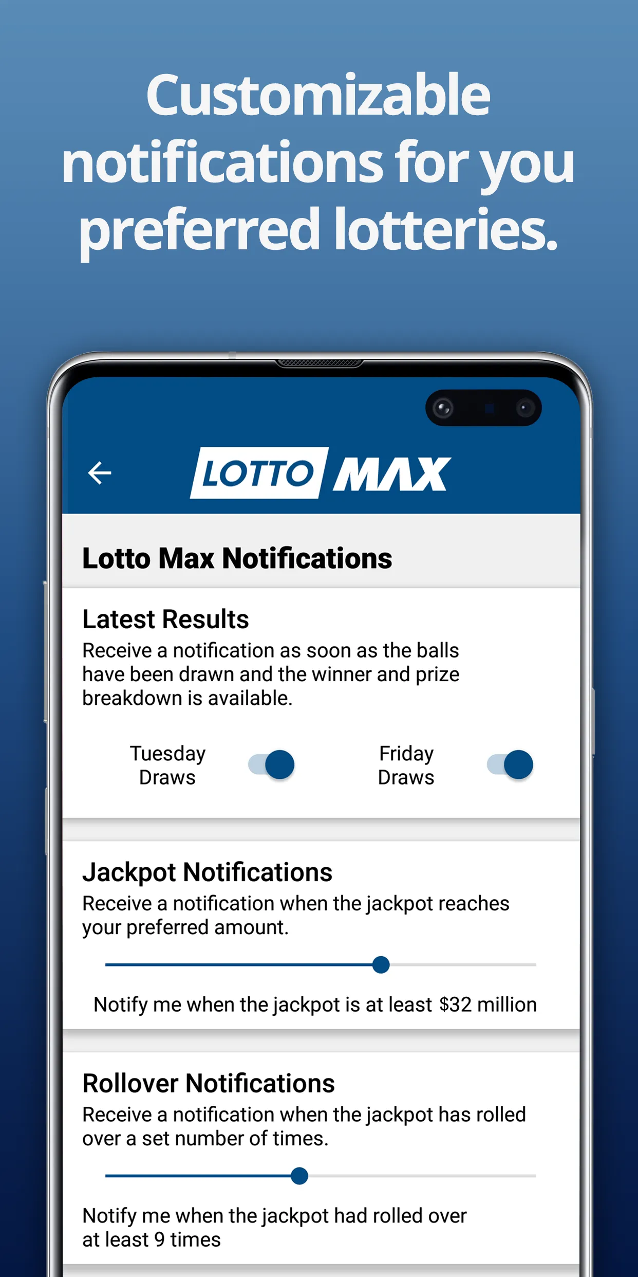 Lotto Max Numbers | Indus Appstore | Screenshot