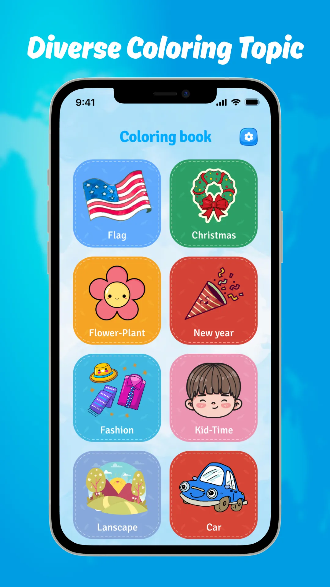 Coloring Book: Flag Painting | Indus Appstore | Screenshot