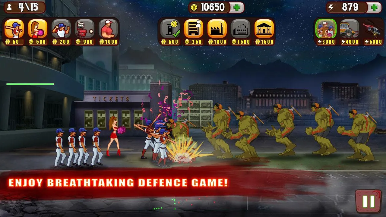 Baseball Vs Zombies | Indus Appstore | Screenshot