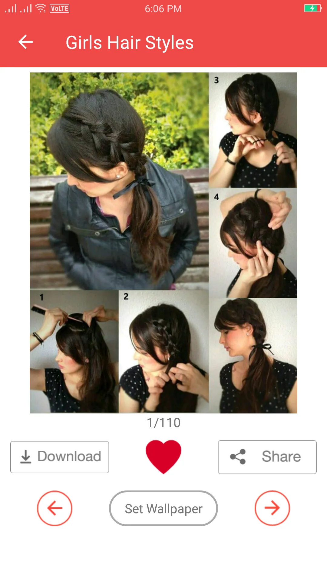 Girls Hairstyle Step by Step | Indus Appstore | Screenshot