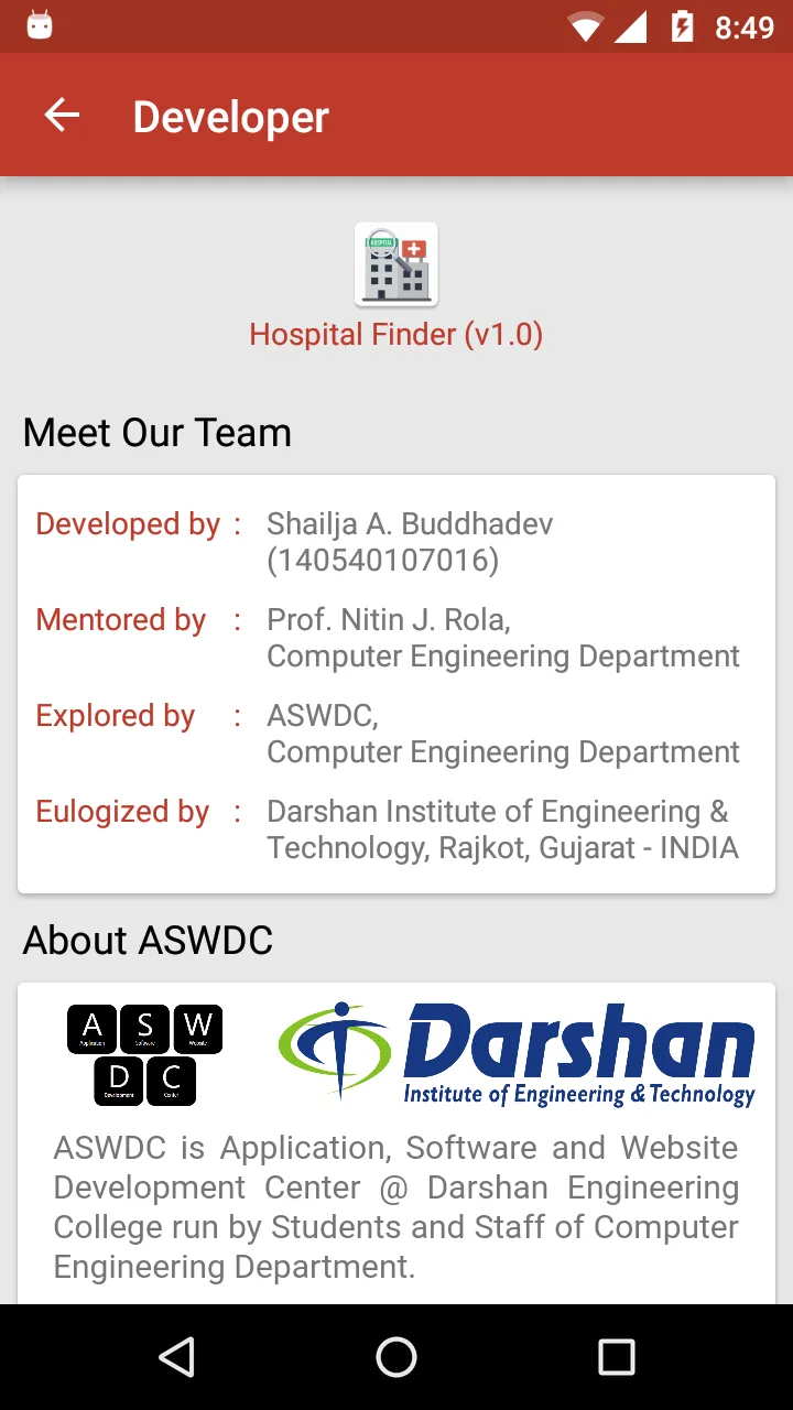 Hospital Finder | Indus Appstore | Screenshot