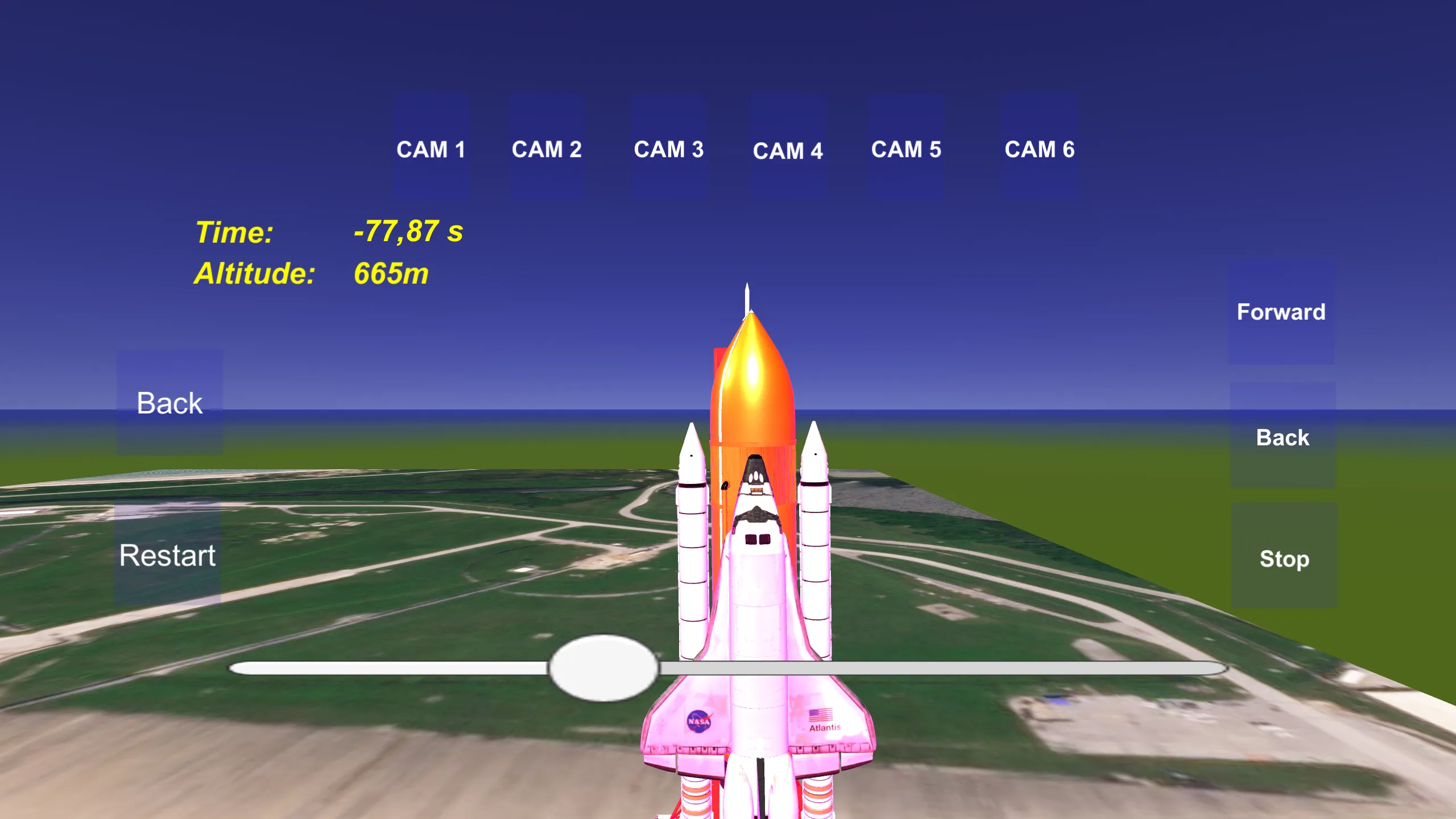 Space Shuttle 3D Simulation | Indus Appstore | Screenshot