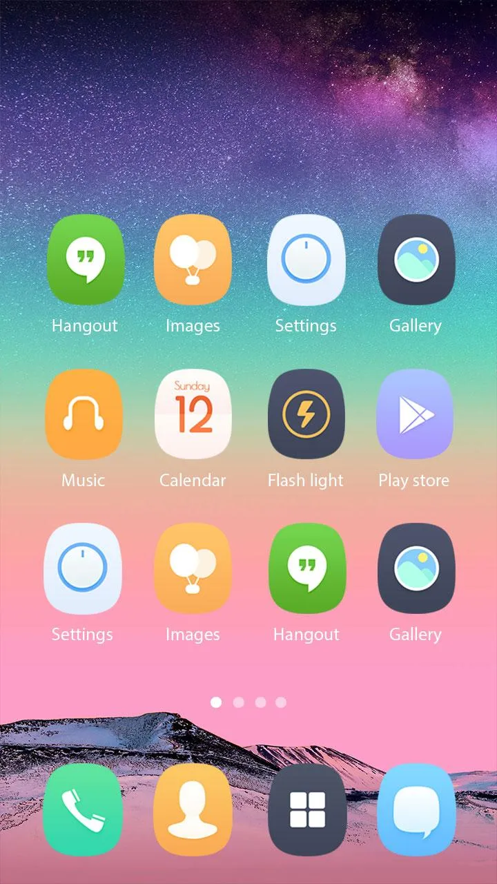 Galaxy M10 Launcher | Indus Appstore | Screenshot