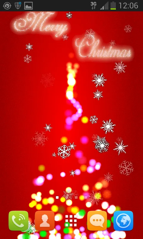 Christmas Tree Live Wallpaper | Indus Appstore | Screenshot