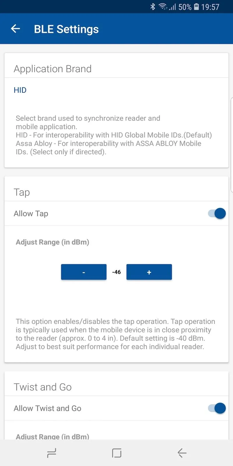 HID Reader Manager | Indus Appstore | Screenshot