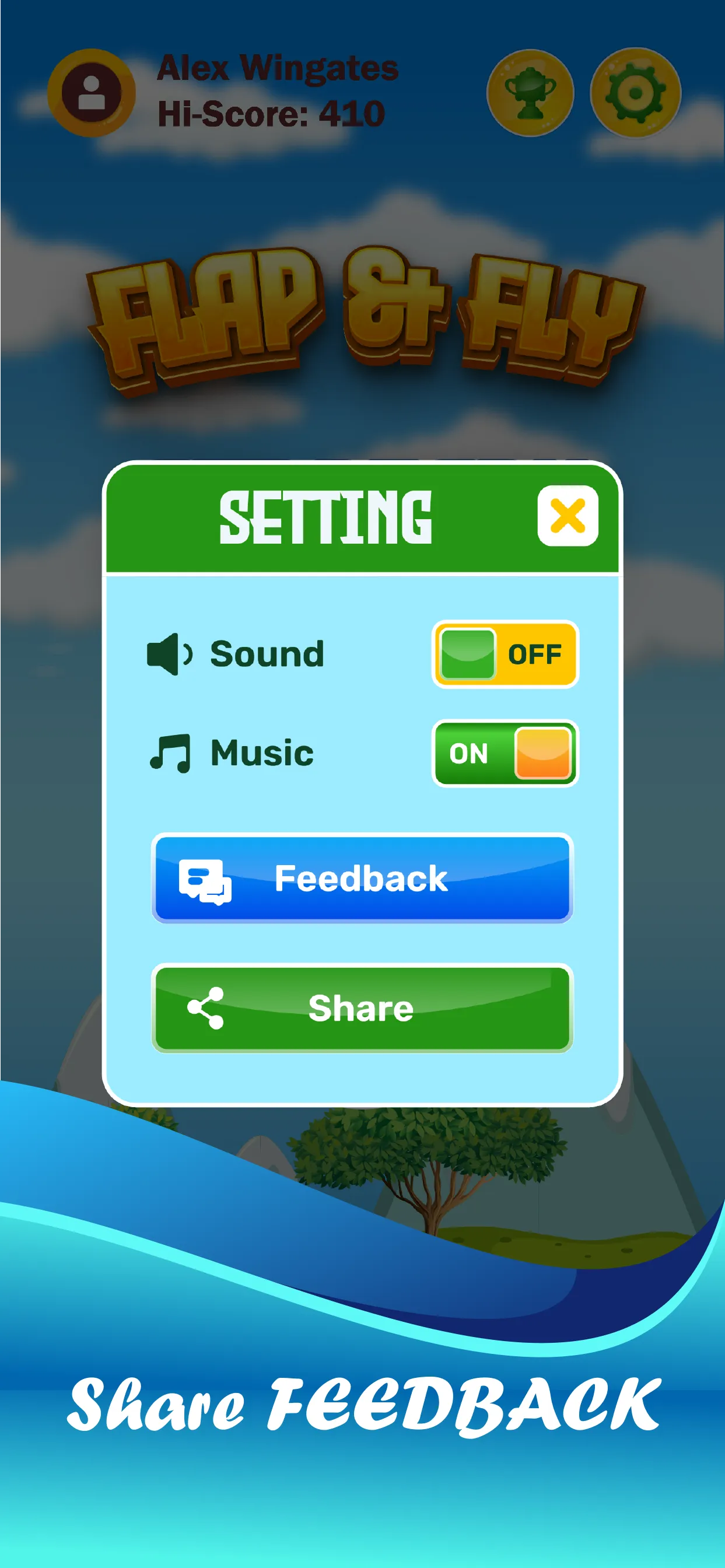 Flying Bird: Flap And Fly Game | Indus Appstore | Screenshot