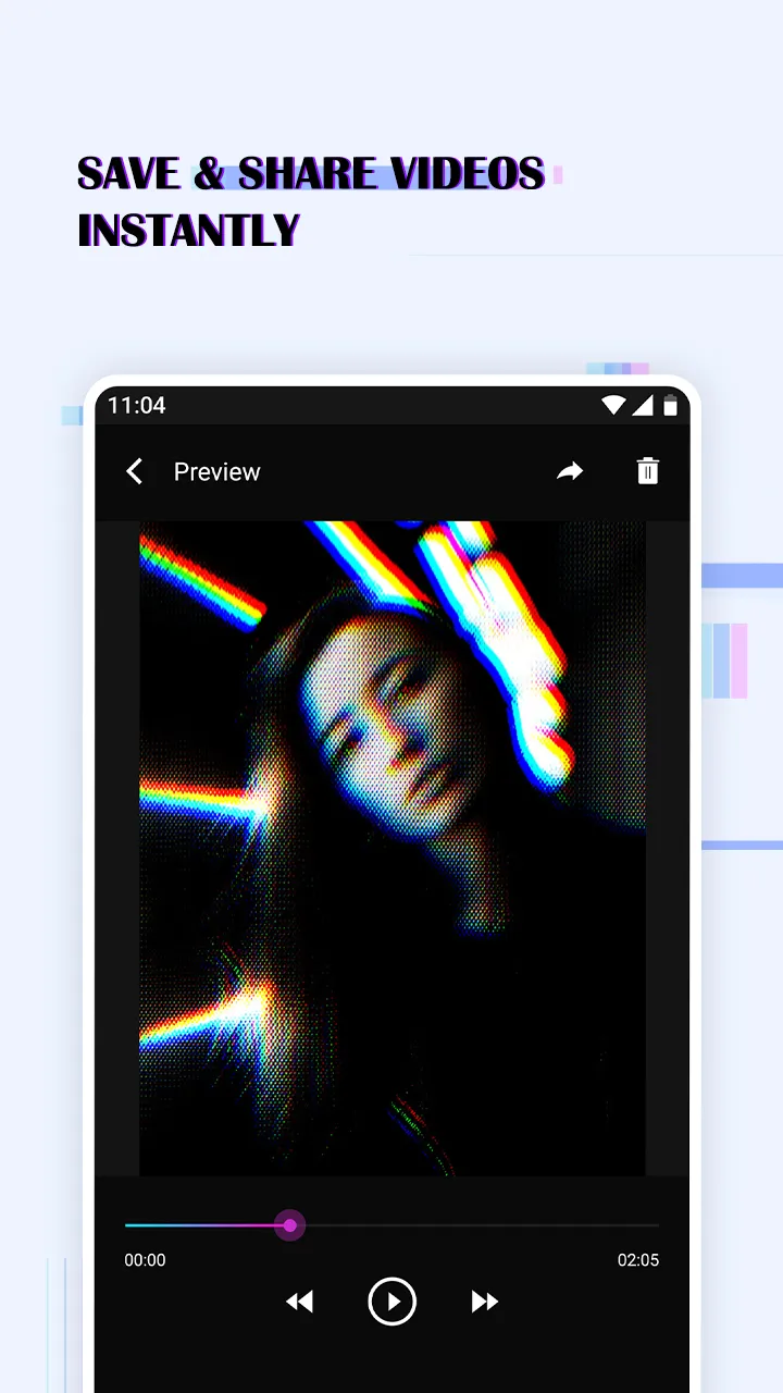 Glitch-Mix: Glitch Photo Video | Indus Appstore | Screenshot