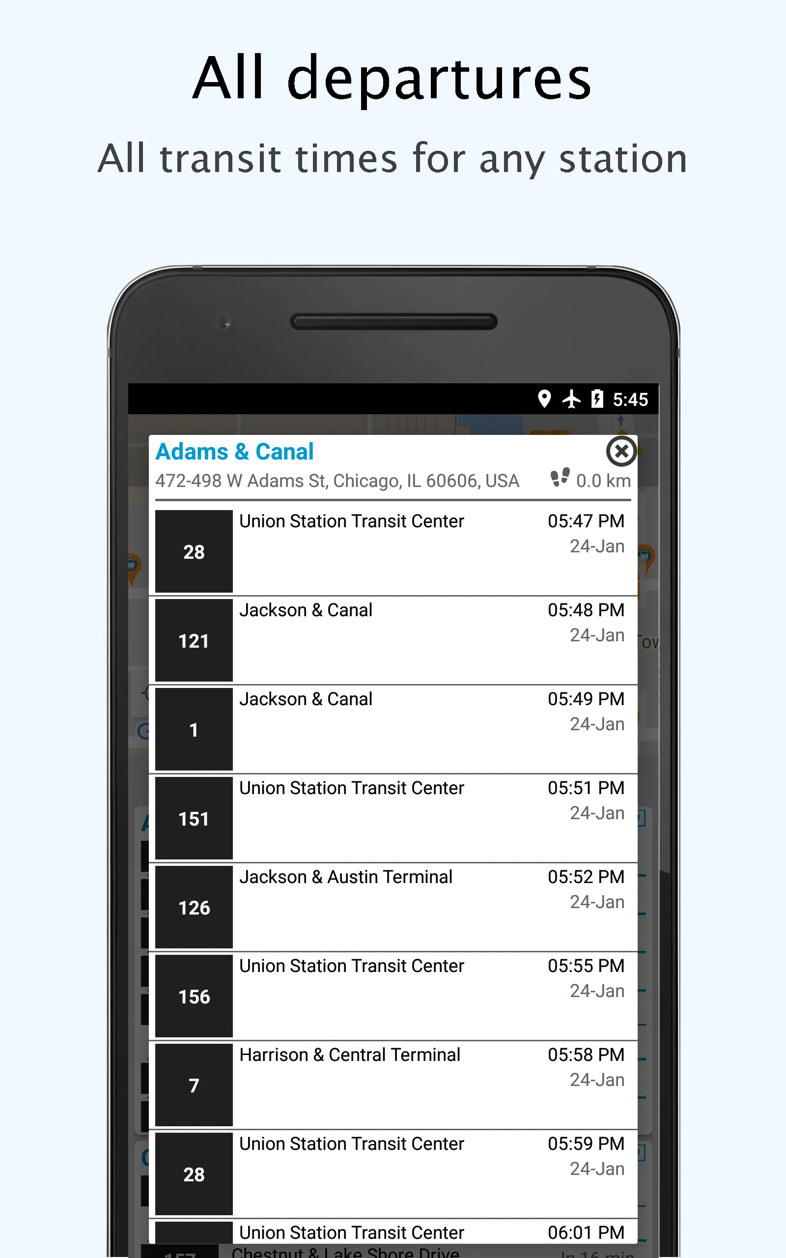 Chicago Transit Live/Offline | Indus Appstore | Screenshot