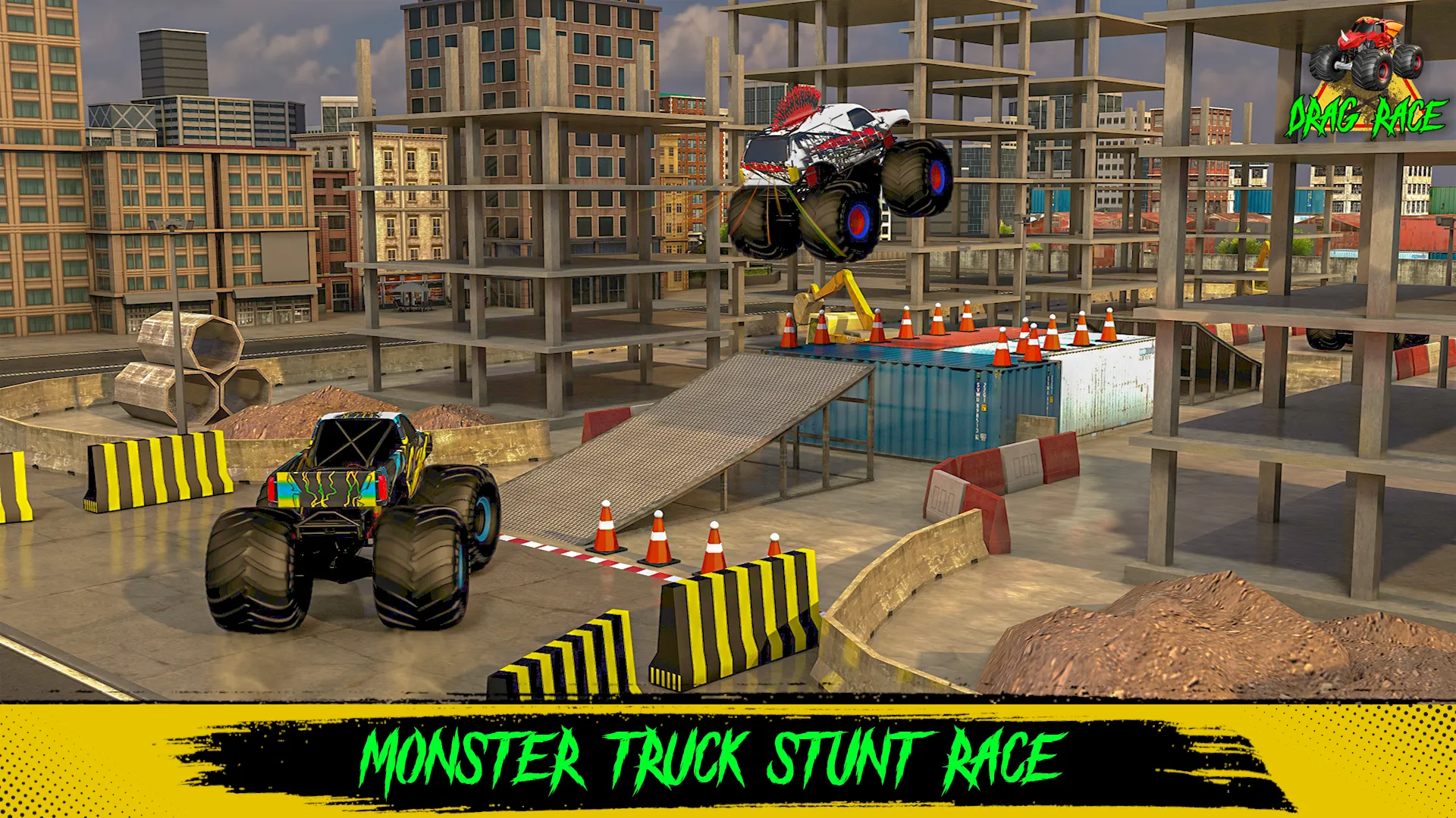 Monster Trucks Muddy Drag Race | Indus Appstore | Screenshot