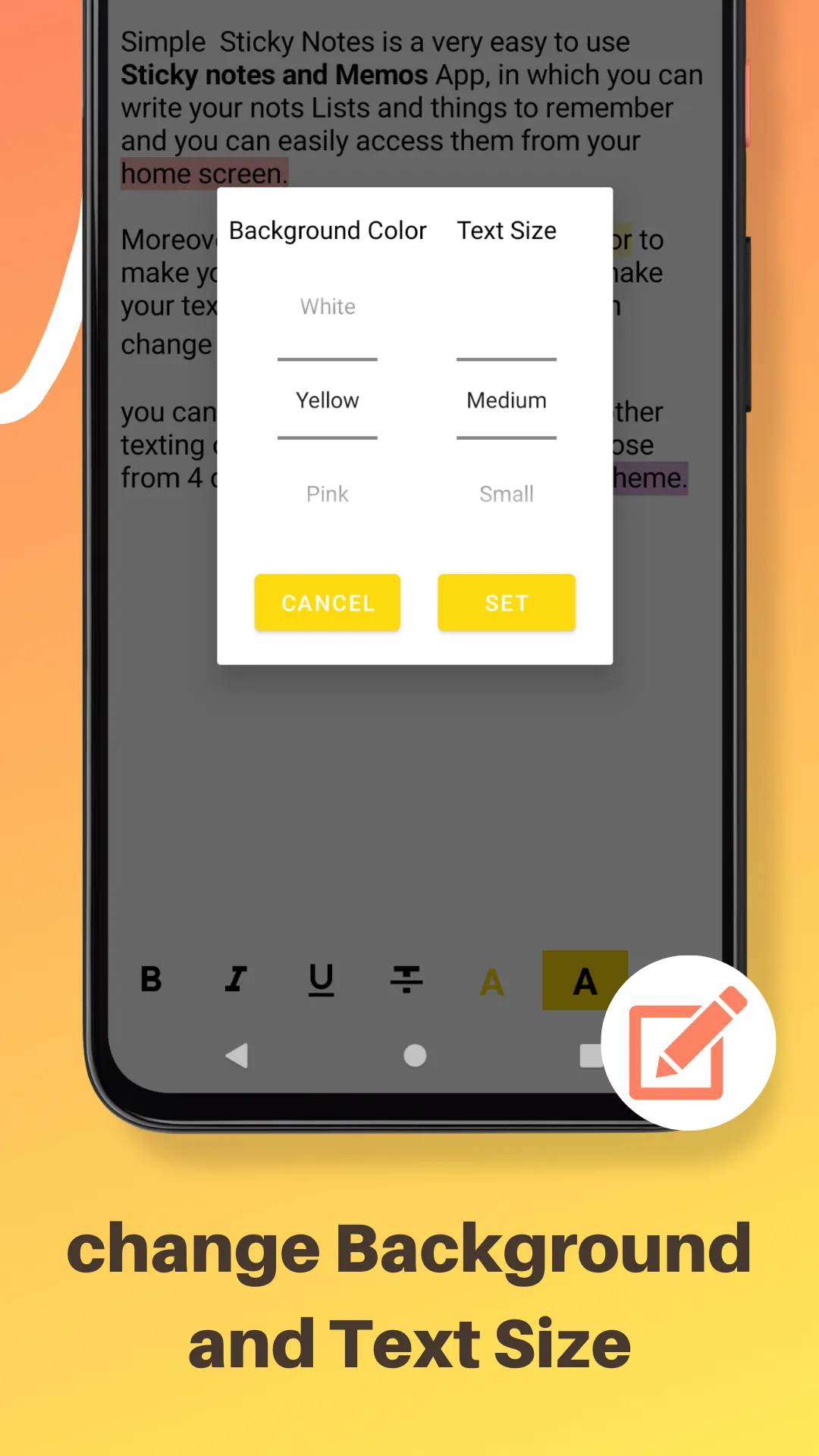 Simple Sticky Notes | Indus Appstore | Screenshot