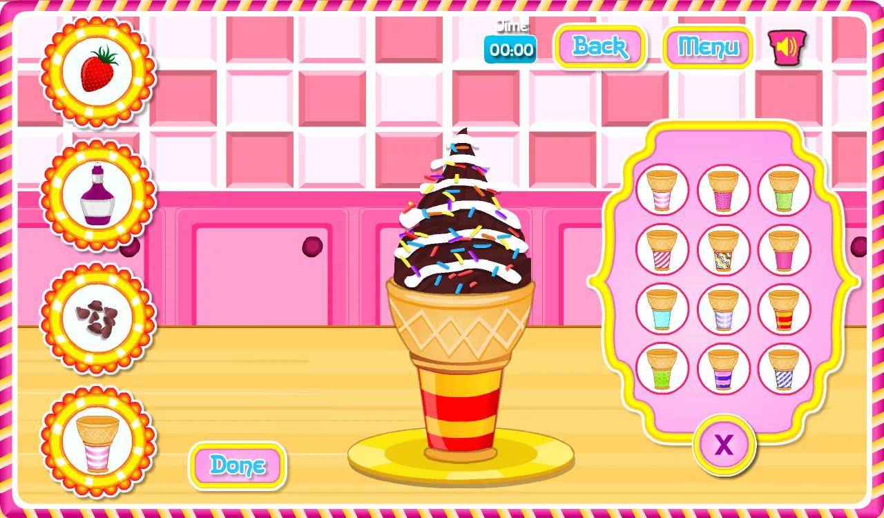 Cooking Ice Cream Cone Cupcake | Indus Appstore | Screenshot