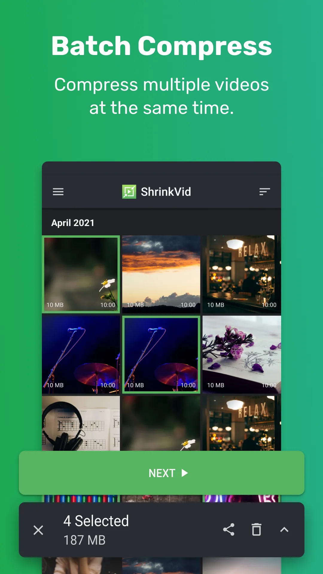 Video Compressor - ShrinkVid | Indus Appstore | Screenshot