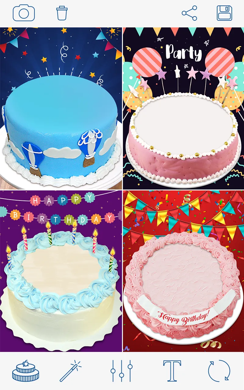 Photo On Birthday Cake | Indus Appstore | Screenshot