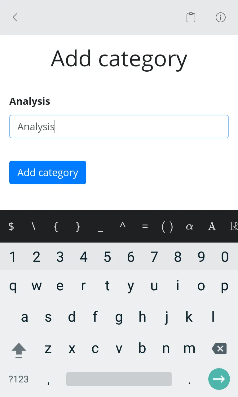 TeXEditor LaTeX Math Flashcard | Indus Appstore | Screenshot