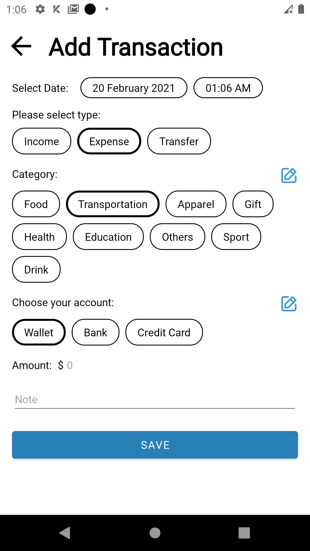 SimplyWallet: Money Manager &  | Indus Appstore | Screenshot