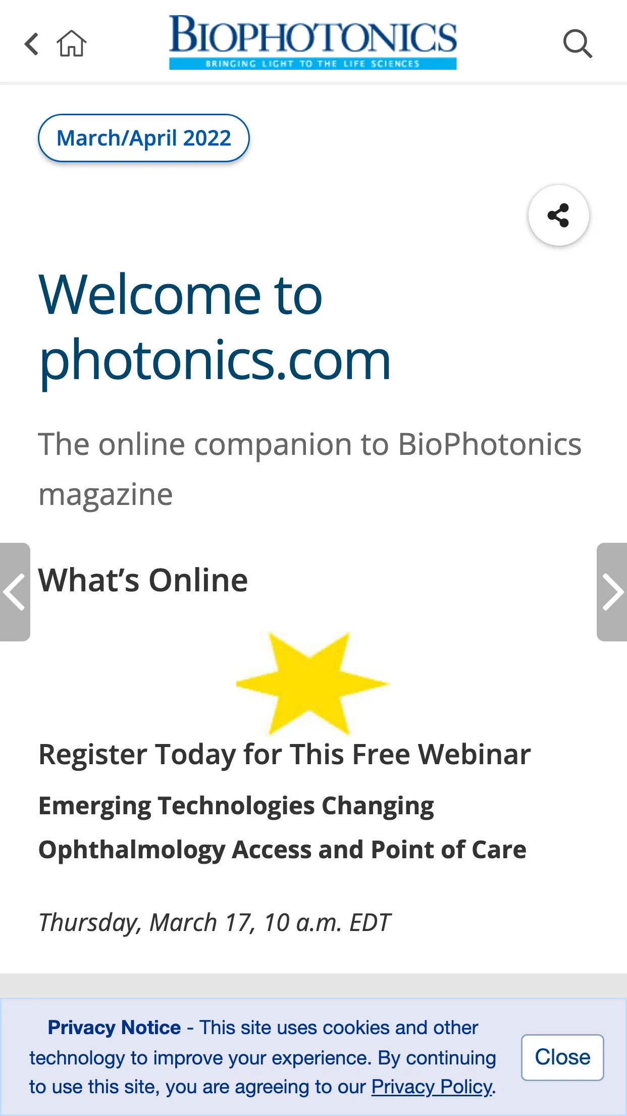 BioPhotonics | Indus Appstore | Screenshot