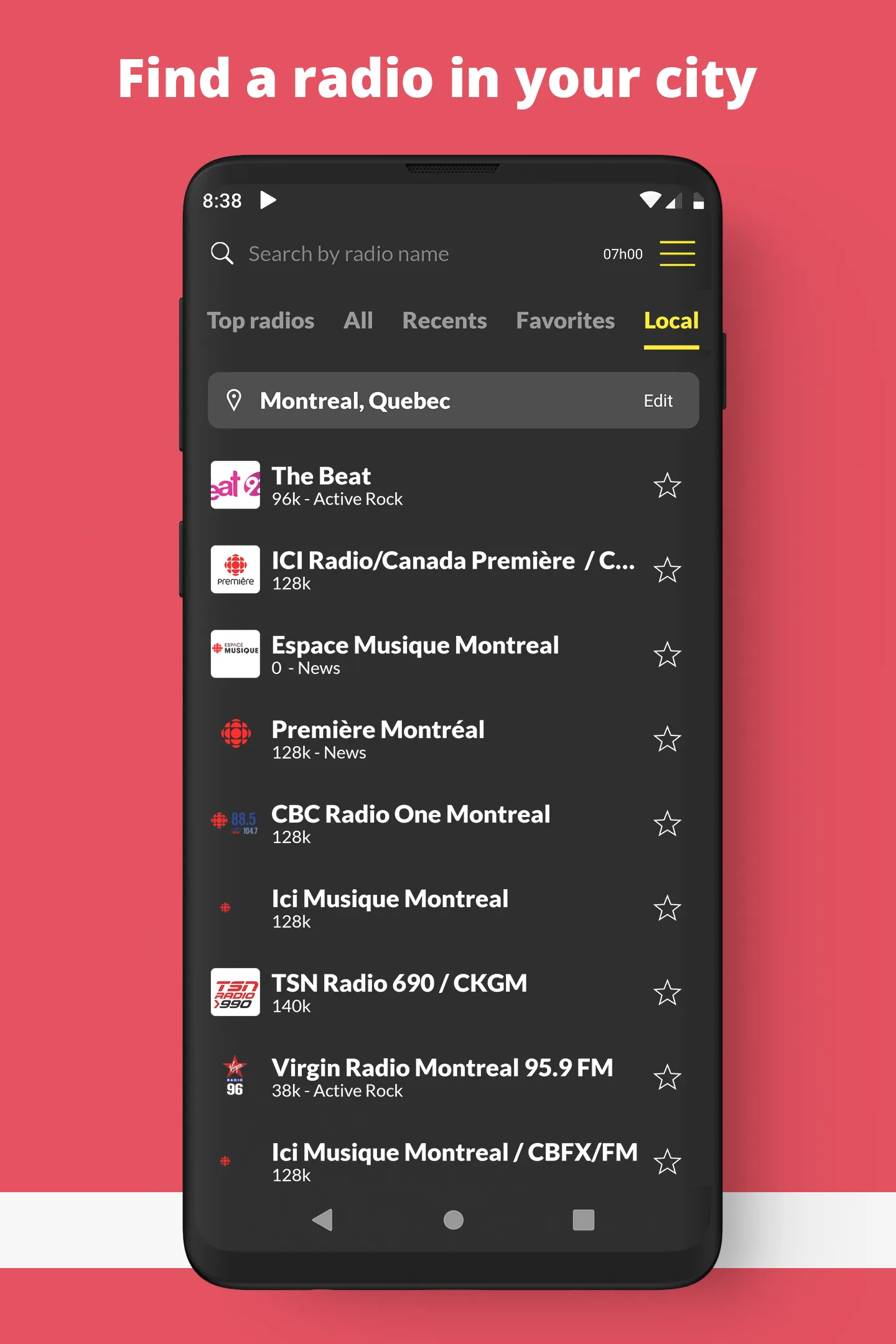 Radio Canada: Online FM Radio | Indus Appstore | Screenshot