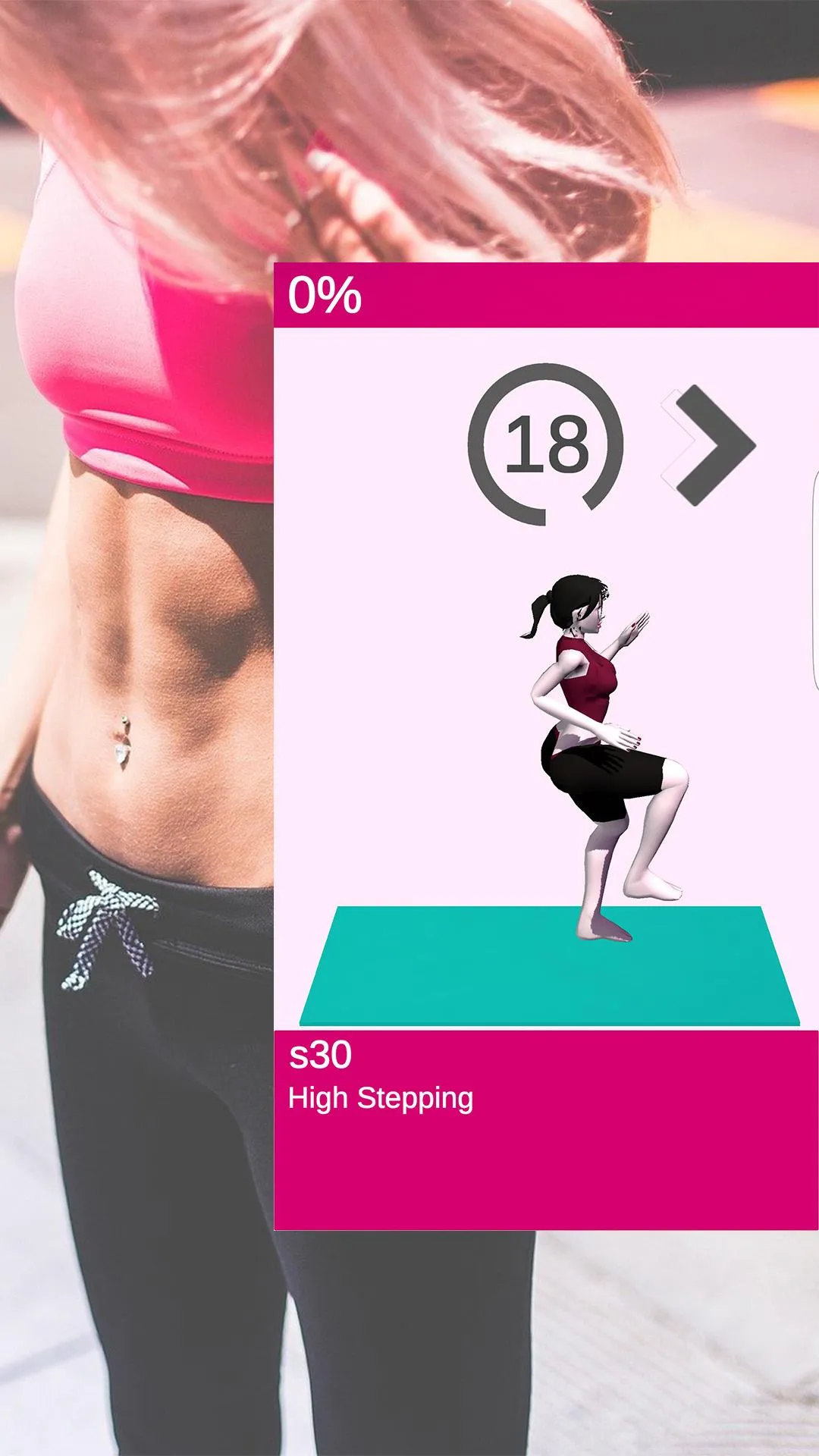 abdominal routine for women | Indus Appstore | Screenshot