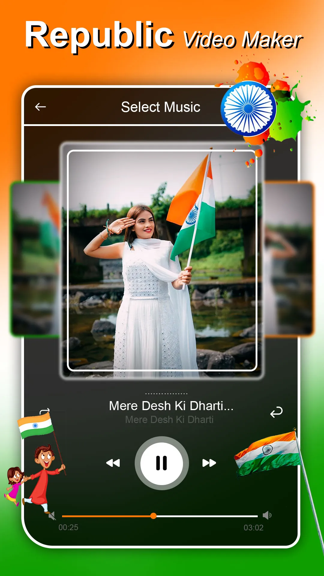 Republic Day Video Maker | Indus Appstore | Screenshot