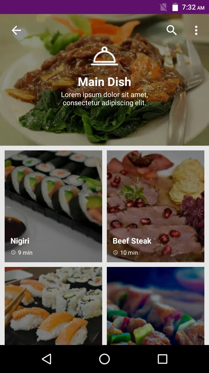 The Recipe - Material UI Templ | Indus Appstore | Screenshot