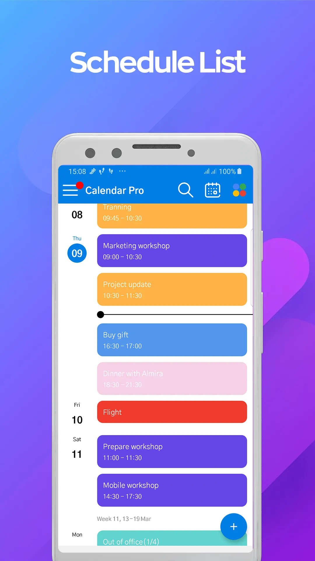 Calendar Pro - Work Planner | Indus Appstore | Screenshot