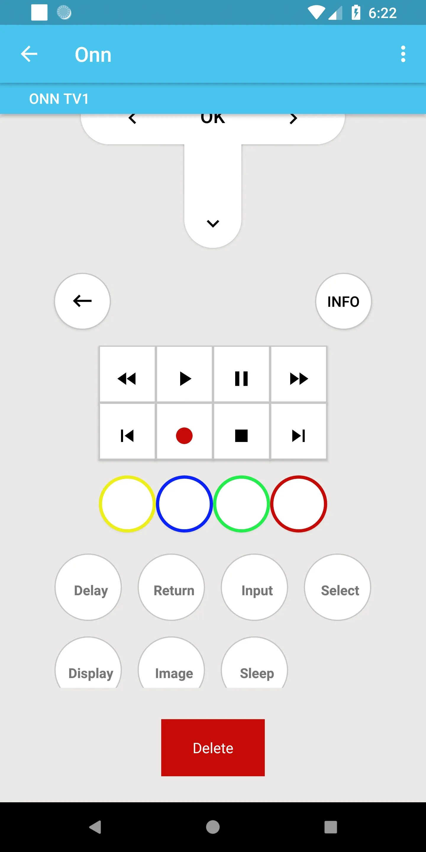 Onn TV Remote | Indus Appstore | Screenshot